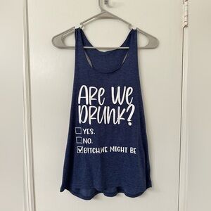 Are We Drunk Yet Tank Top - Size‎ M